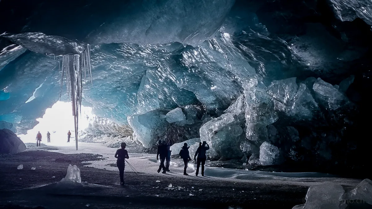 Morteratschgletscher Höhlenwanderung