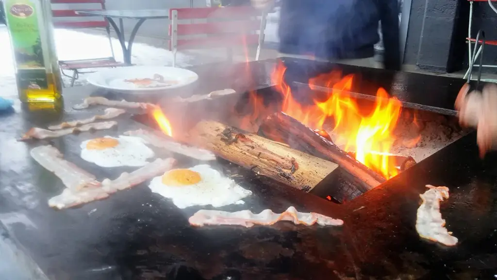 Speck & Spiegelei des Rare Street Coffee