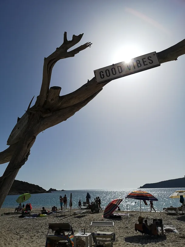 Poseidon Restaurant an der Spiaggia di Tuerredda am Capo Malfatano