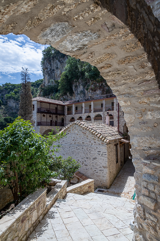 Innenhof des Klosters Timios Prodromos